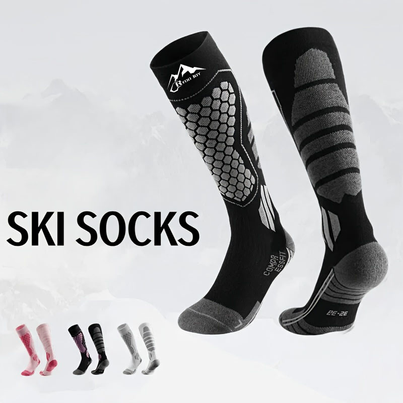 Thermal Sock Winter - جوارب تزلج سميكة للجنسين سريعة الجفاف