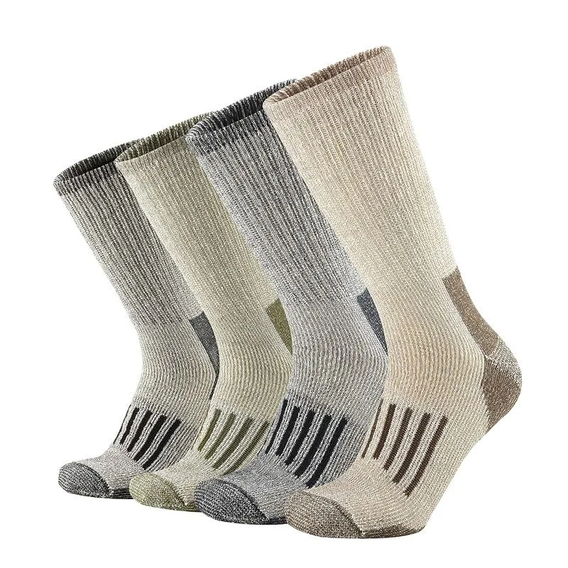 جوارب صوف 80٪ دافئة وسميكة للم - مراجعة Wool Hiking Sock وسعره