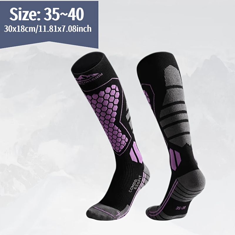 جوارب تزلج سميكة للجنسين سريعة - مراجعة Thermal Sock Winter وسعره