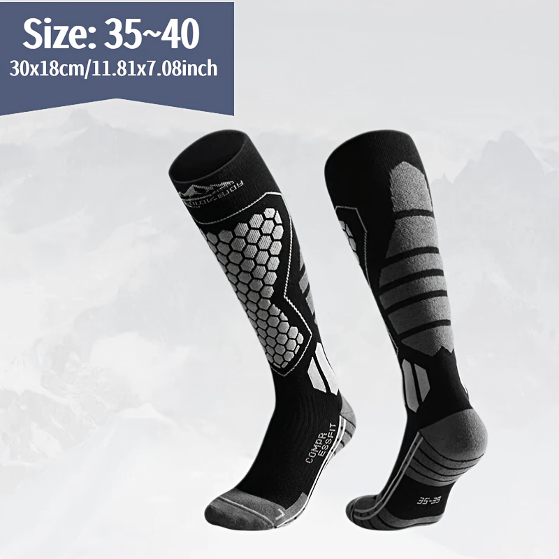 جوارب تزلج سميكة للجنسين سريعة - مراجعة Thermal Sock Winter وسعره